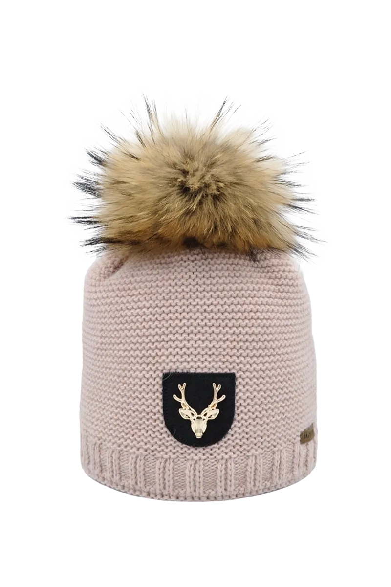 Avanti Gold Deer Patch - Merino Wool Hat
