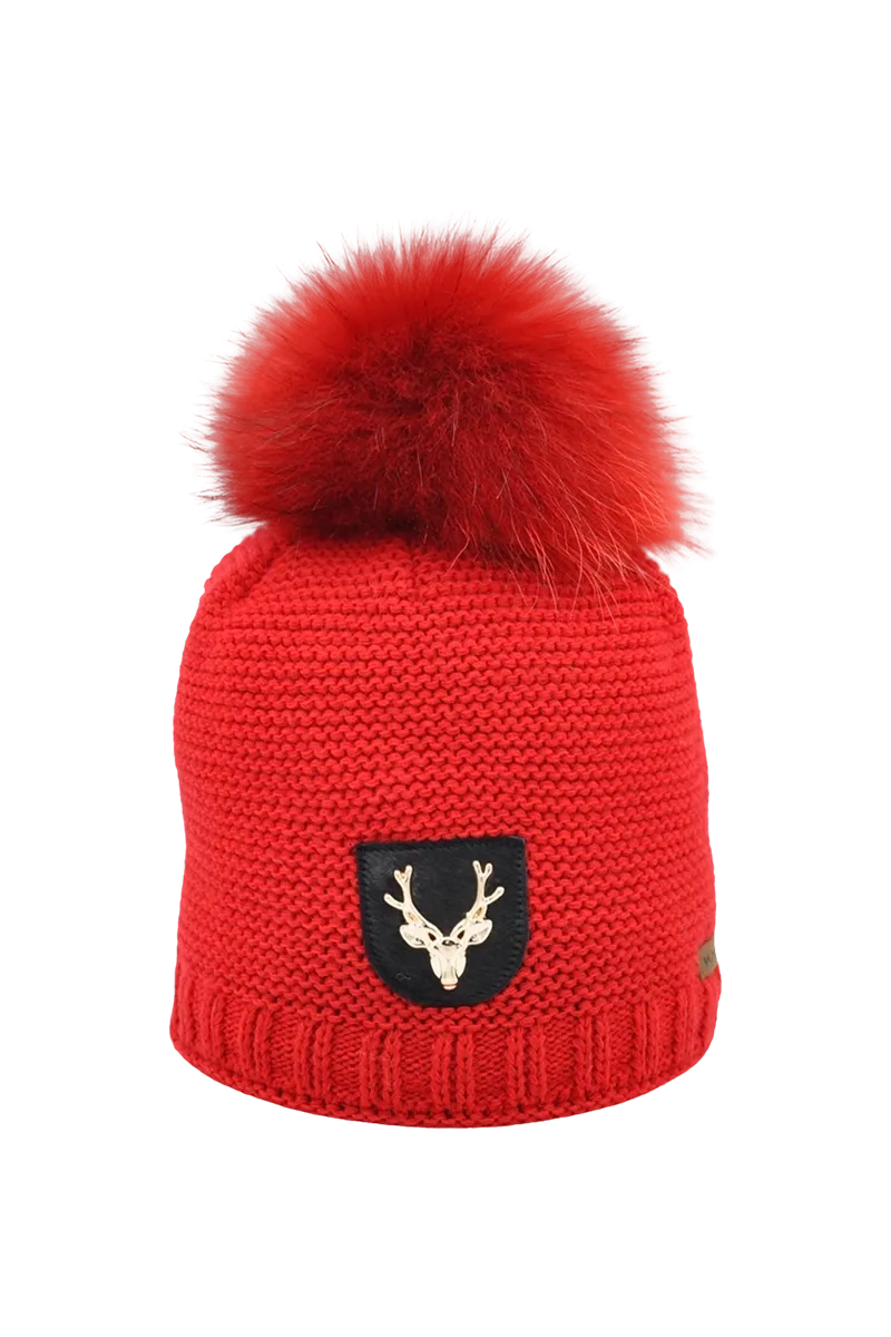 Avanti Gold Deer Patch - Merino Wool Hat