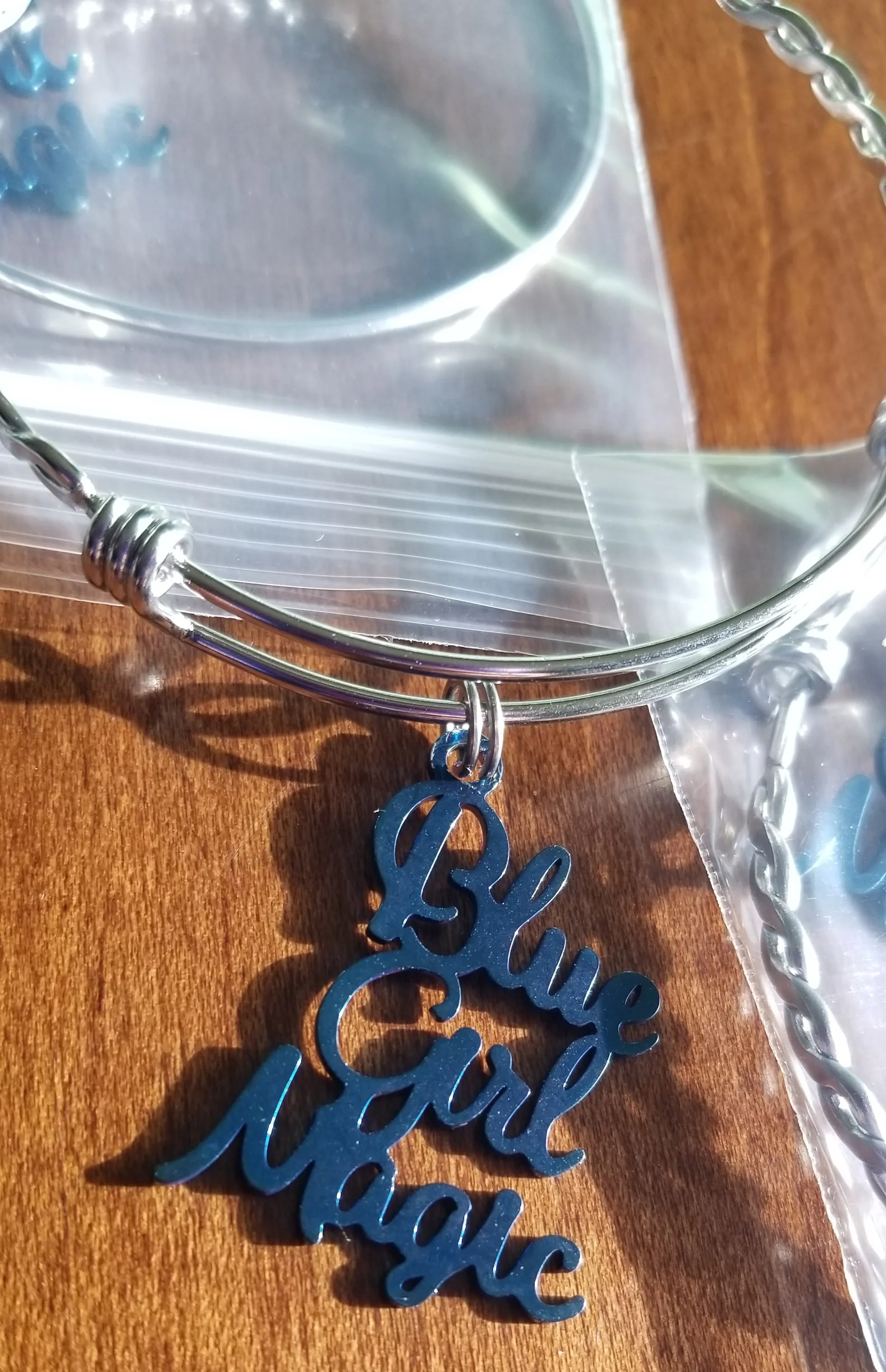 Blue Jazzy Charm Bracelets