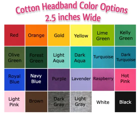 Castlio Elementary Headbands