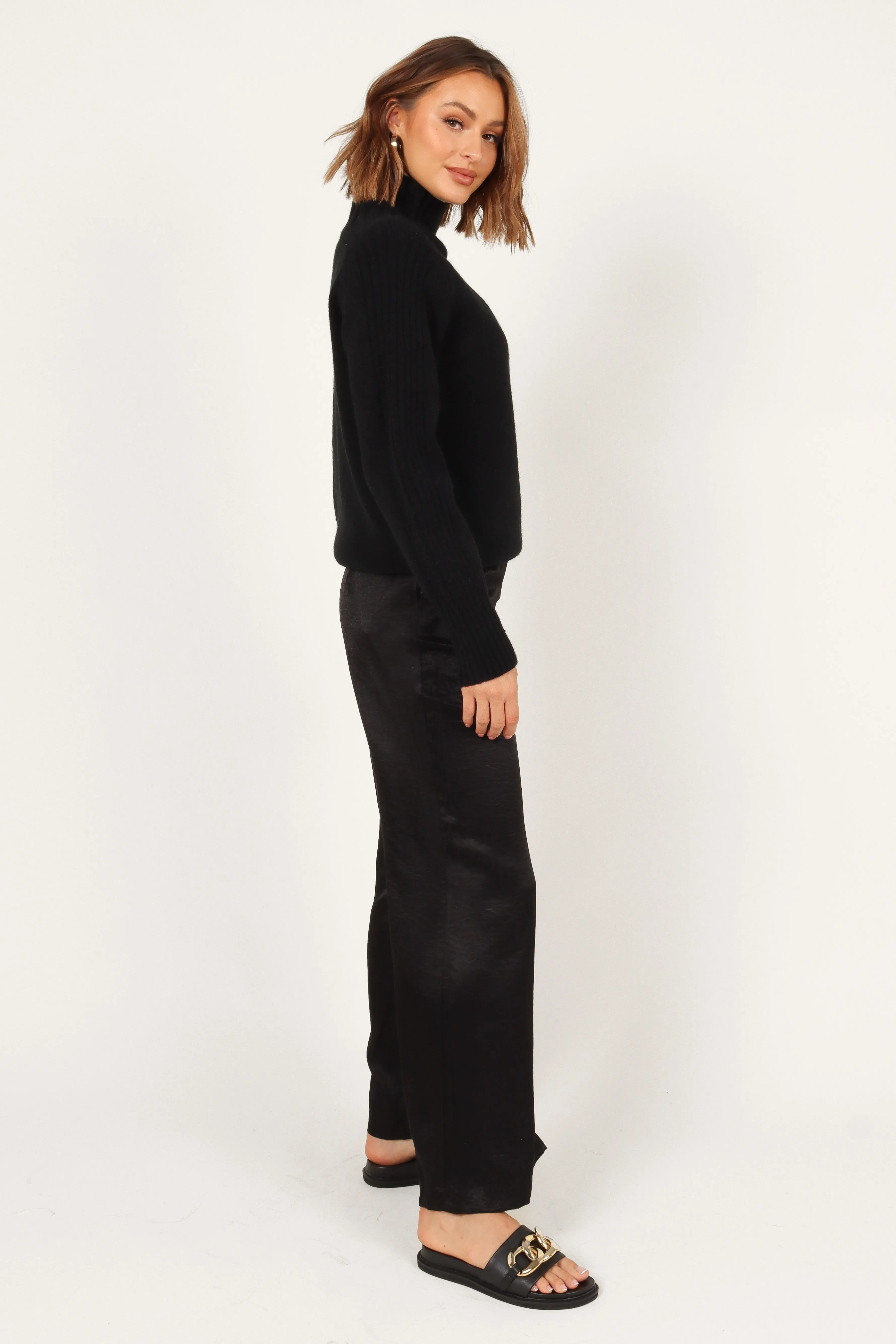 Cersi Knit Sweater - Black
