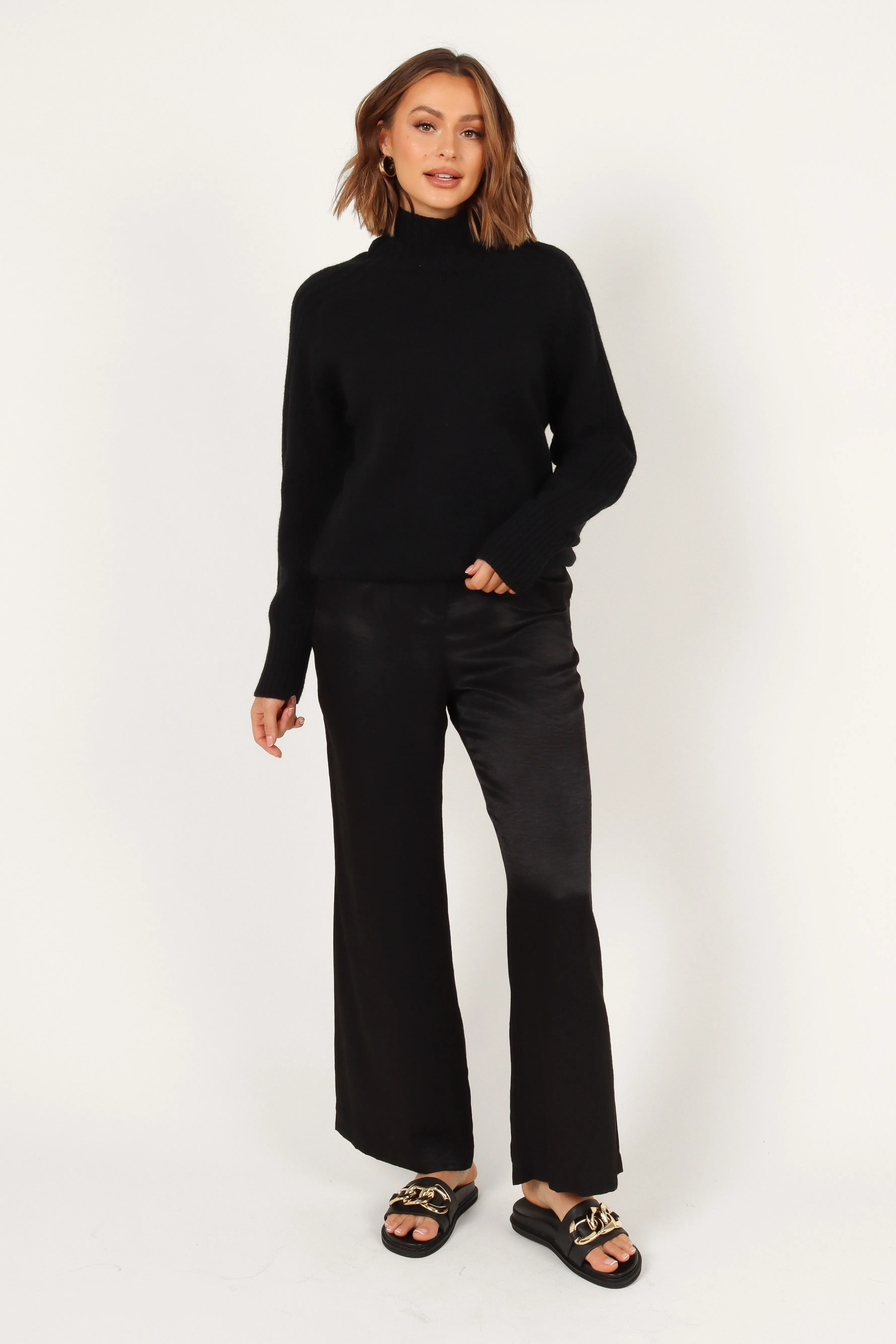 Cersi Knit Sweater - Black