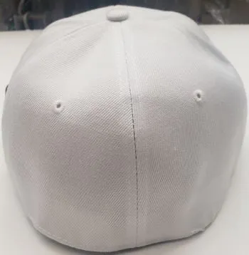 Ian -- Acrylic Fitted Baseball Cap -- White