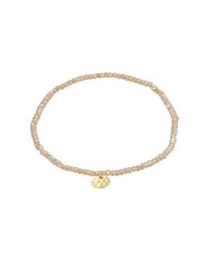 INDIE Bracelet - Peach/Gold Plated