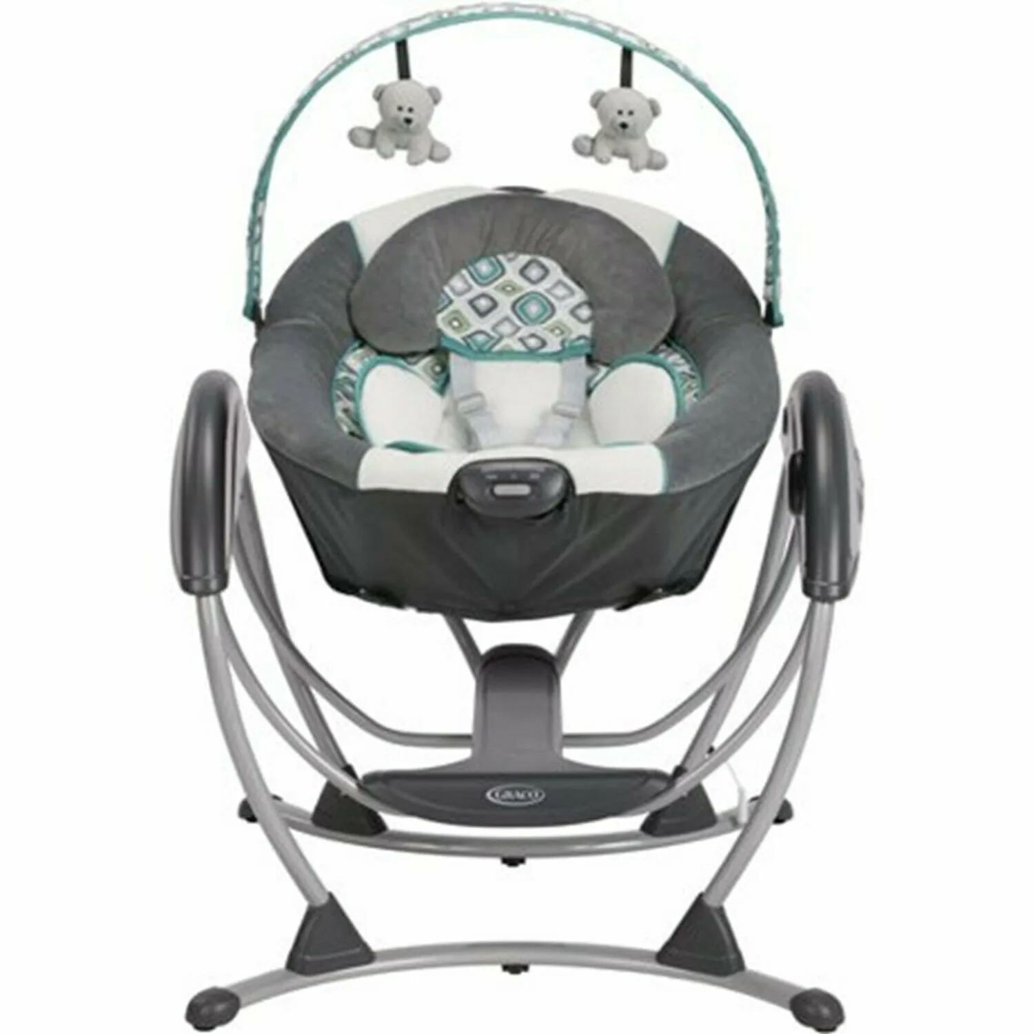 Newborn Baby Stroller with Car Seat Playard Diaper Bag Infant Swing Chair Combo