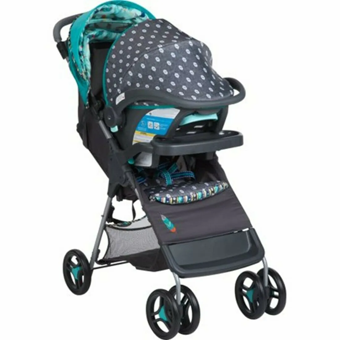 Newborn Baby Stroller with Car Seat Playard Diaper Bag Infant Swing Chair Combo