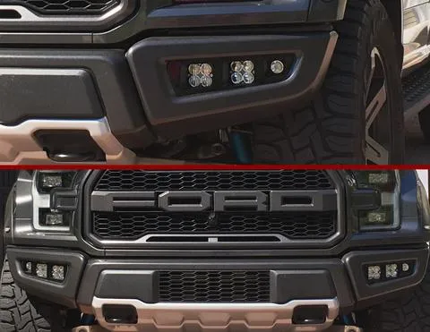 Offroad Alliance - Baja Designs Bumper Fog Light Kit & Perch Collars Package