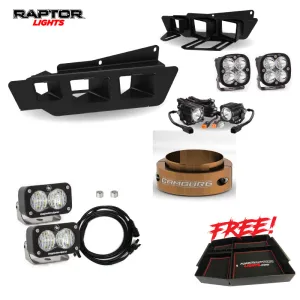 Offroad Alliance - Baja Designs Bumper Fog Light Kit & Perch Collars Package