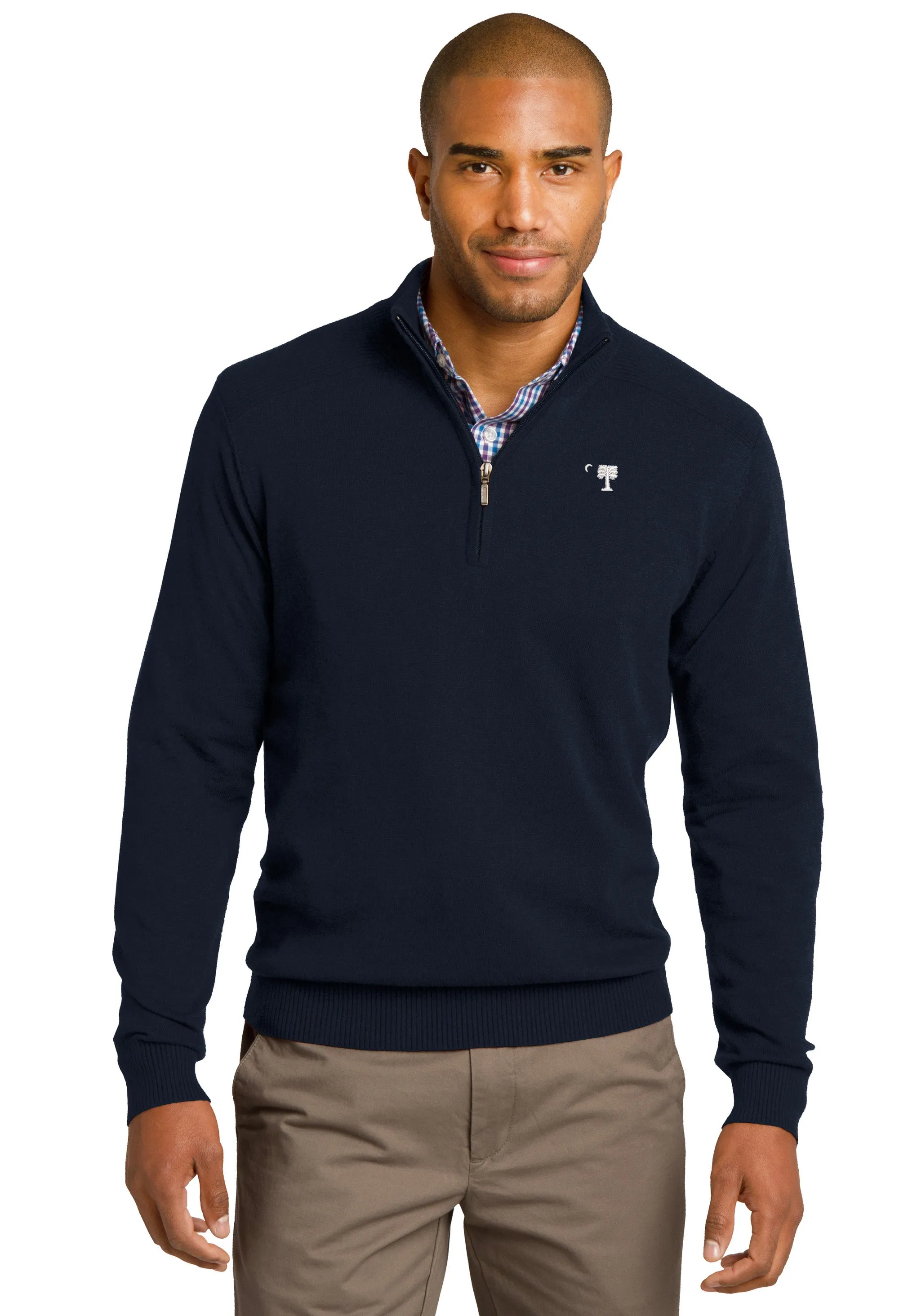 The Citadel, "Big Red" Inspired 1/2-Zip Sweater
