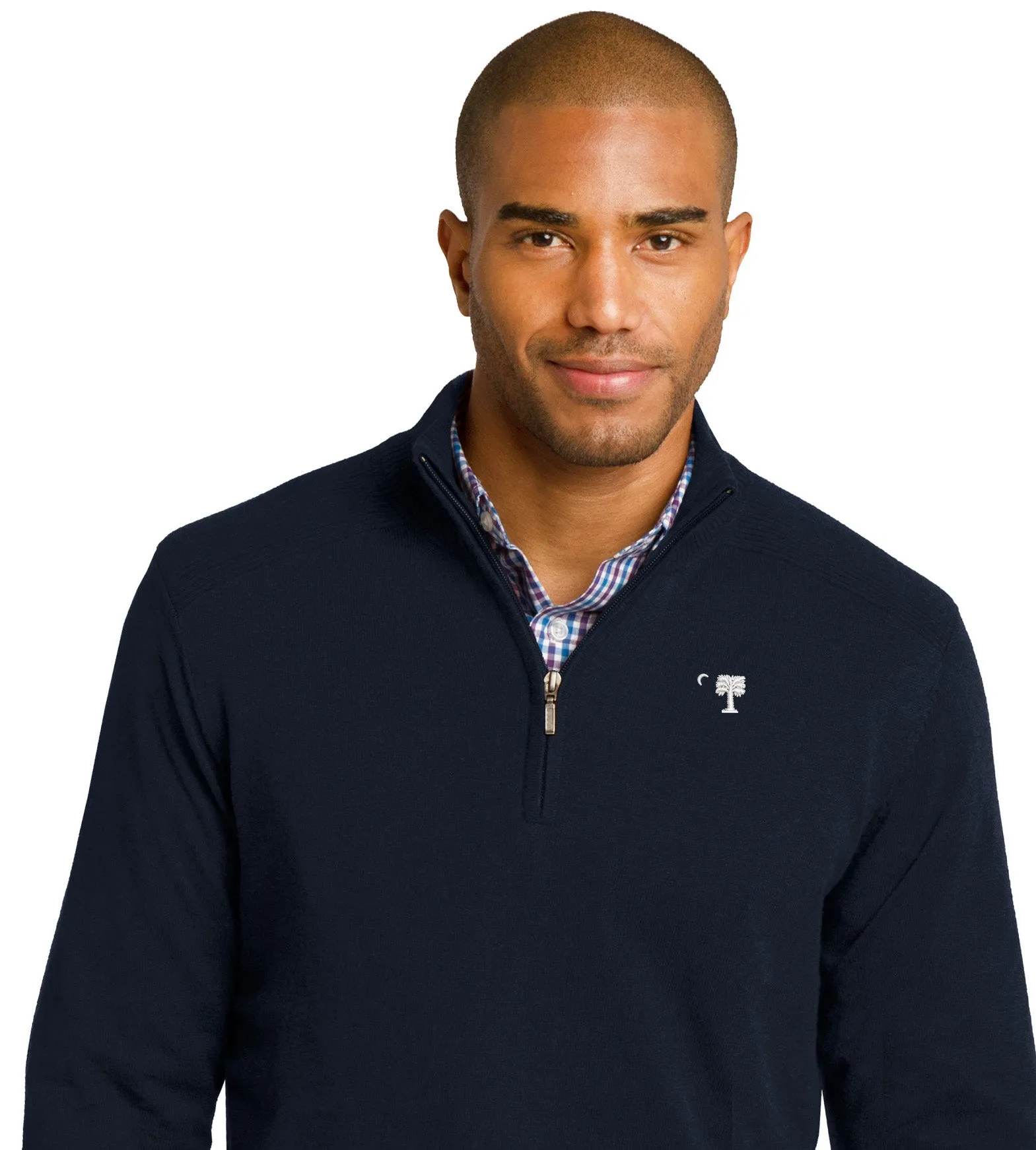 The Citadel, "Big Red" Inspired 1/2-Zip Sweater