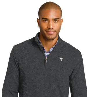 The Citadel, "Big Red" Inspired 1/2-Zip Sweater
