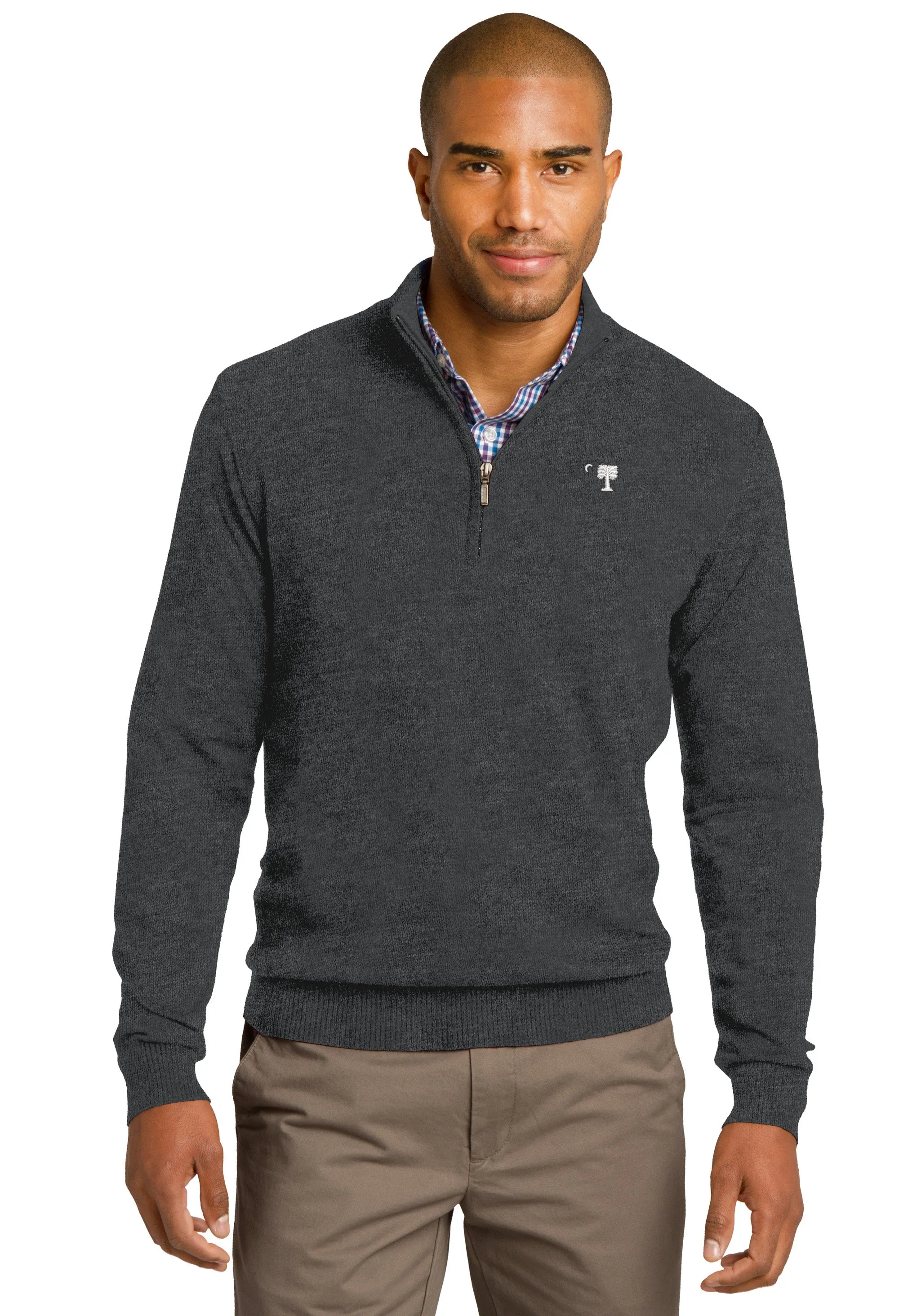 The Citadel, "Big Red" Inspired 1/2-Zip Sweater