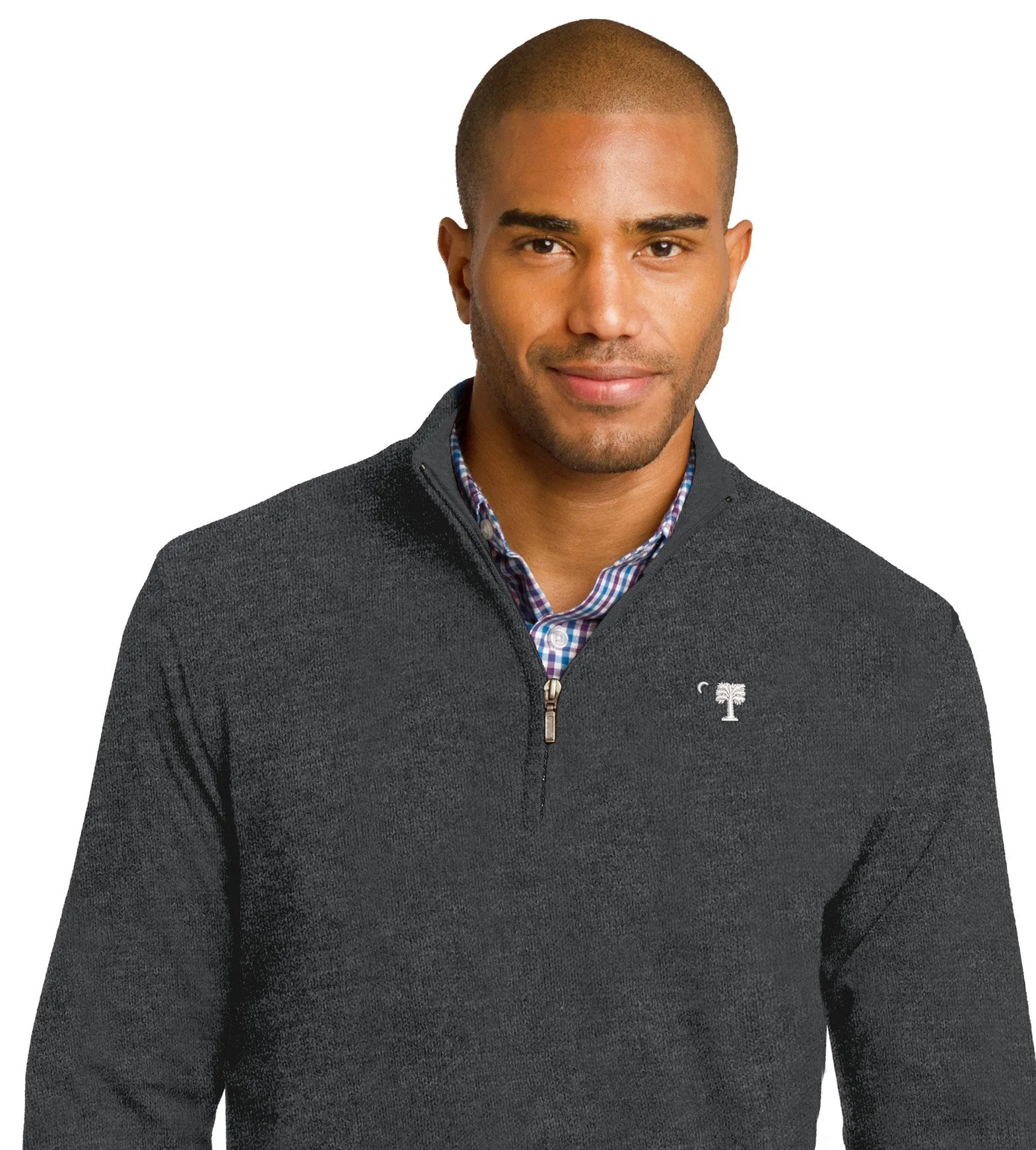 The Citadel, "Big Red" Inspired 1/2-Zip Sweater