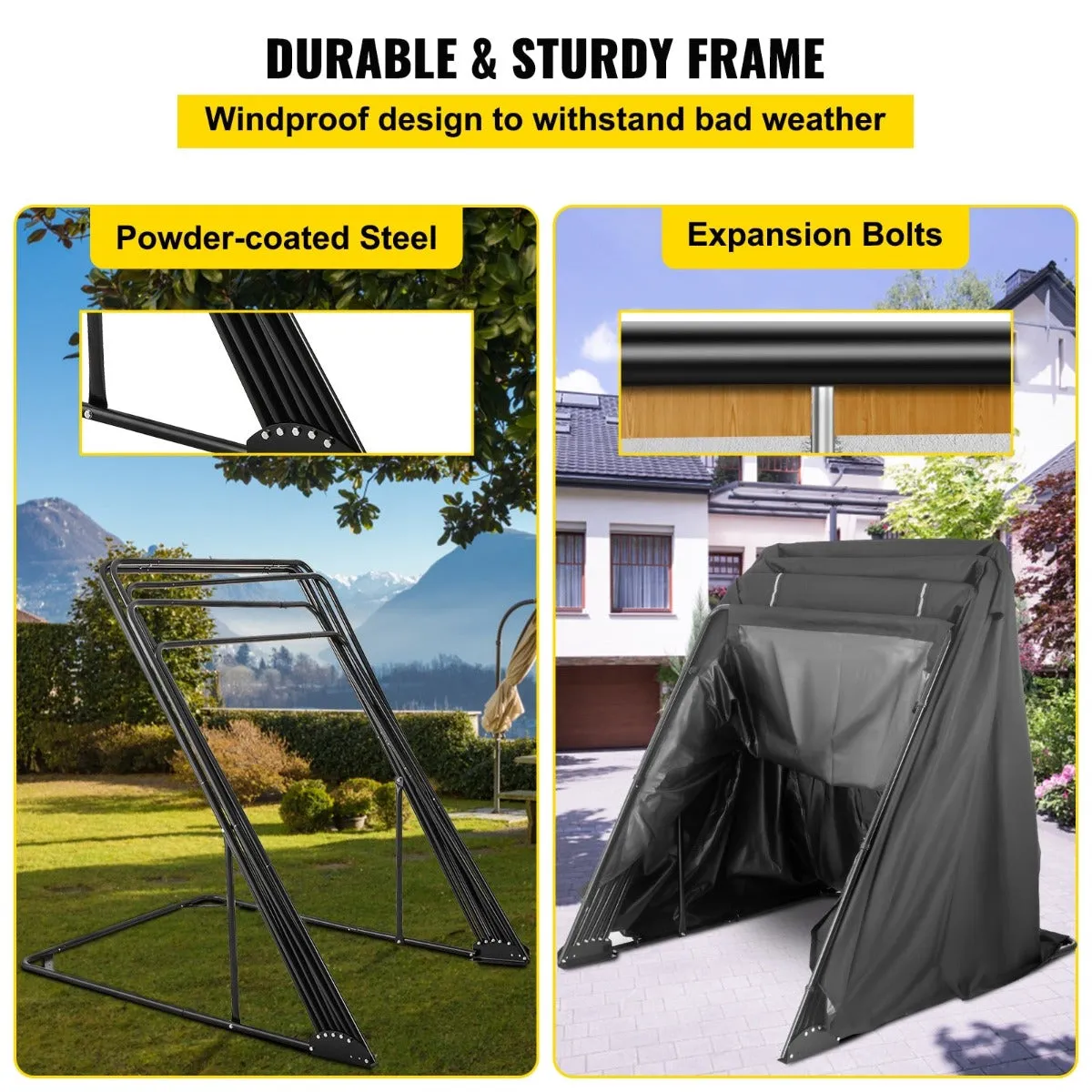 Waterproof Motorcycle Cover Protective Shelter